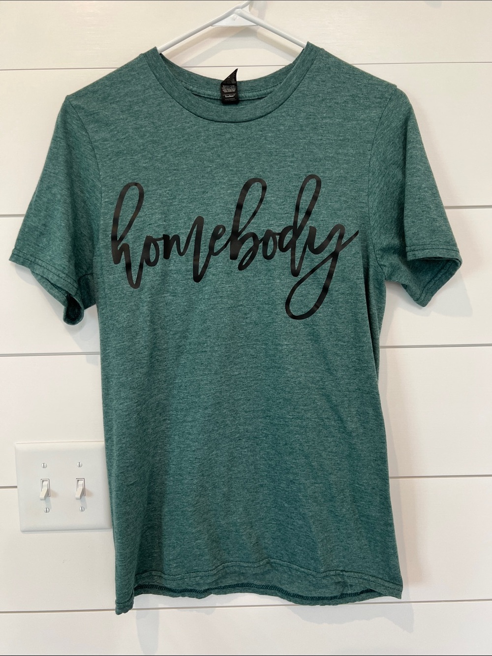 Anvil Teal Green "Homebody" Short Sleeve Tee